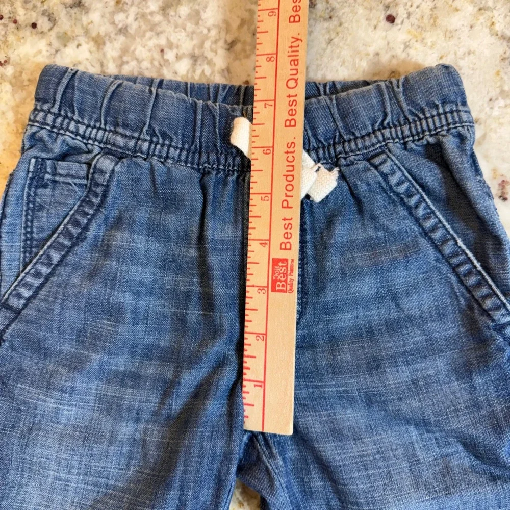 Gap Denim Boys 4 Years Slim Pull On Jeans Medium Wash Elastic Waist 100% Cotton